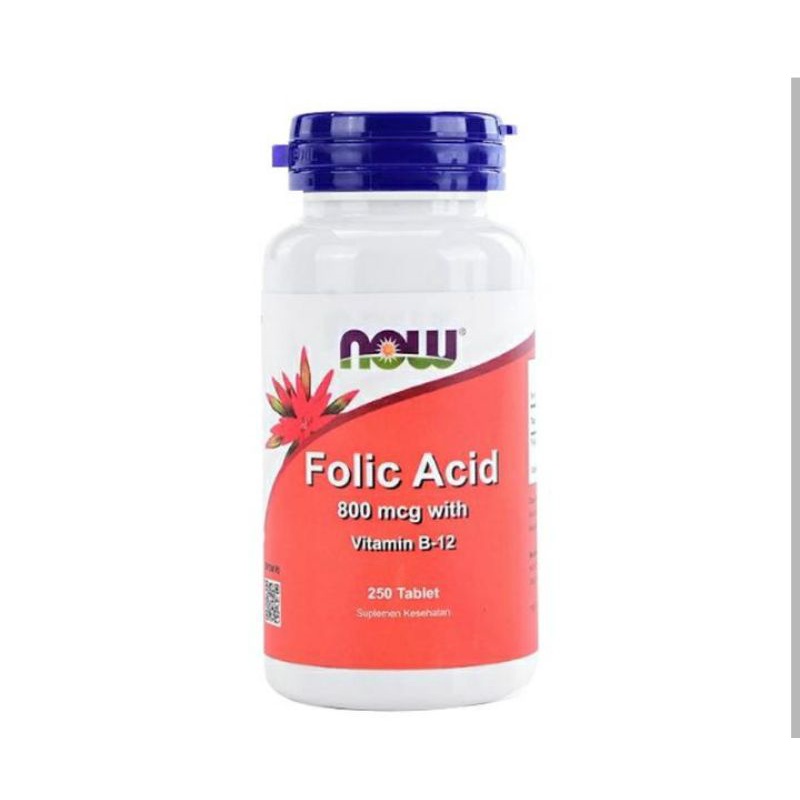 Jual Now Vitamin Folic Acid 800 Mcg 250 Tablets Shopee Indonesia