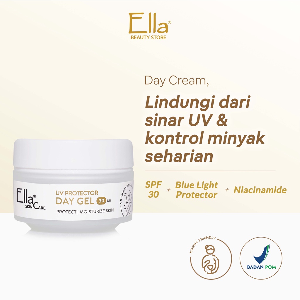 Jual Ella Skincare Day Gel With Niacinamide Tabir Surya Yg Aman Utk