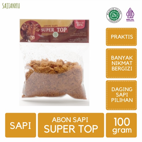 Jual Abon Sapi Super Top Kemasan Gr Shopee Indonesia