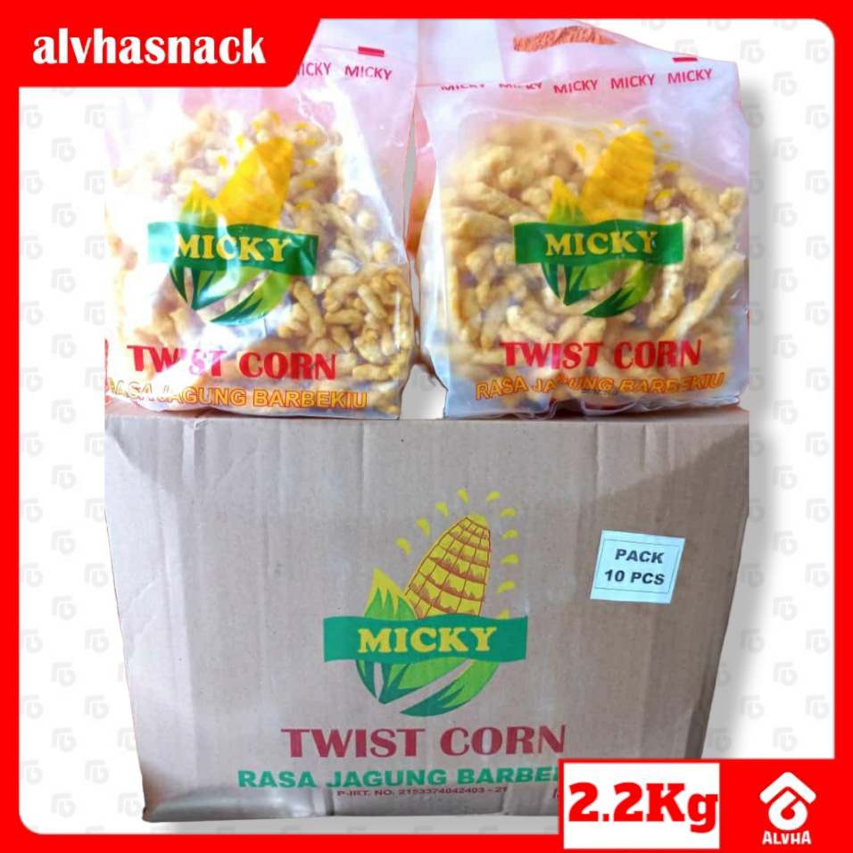 Jual Micky Twist Corn Barbekiu Dus Isi 10Pcs Shopee Indonesia