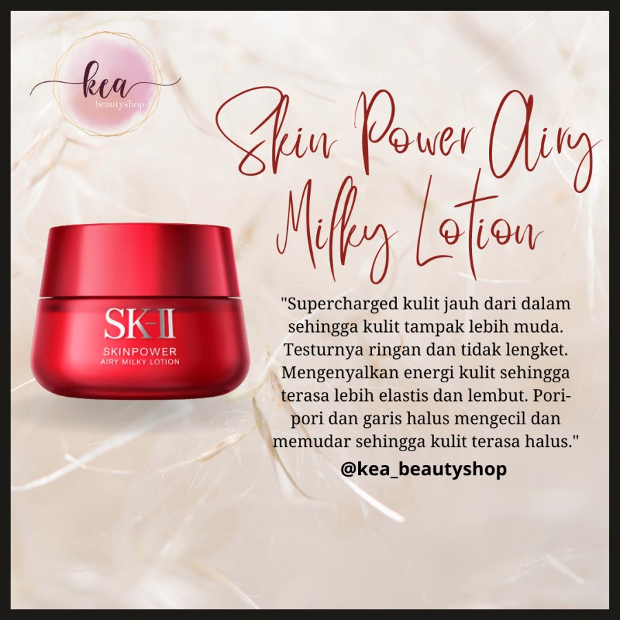 Jual SK II SKII SK2 SKINPOWER SKIN POWER AIRY MILKY LOTION 50ml 80ml