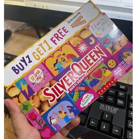 Jual Silverqueen Cokelat Edisi Valentine Buy 1 Get 1 58gr Shopee