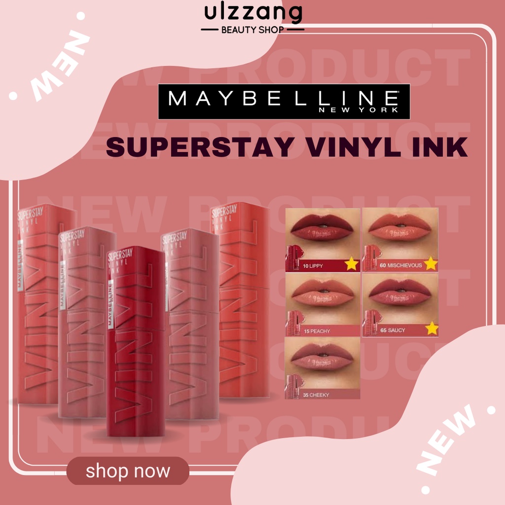 Jual MAYBELLINE Superstay Vinyl Ink Liquid Lipstik Lipstick Make Up