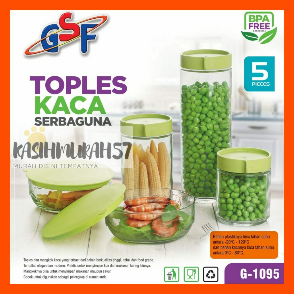 Jual Toples Kaca Serbaguna Gsf G Toples Kaca Gsf Toples