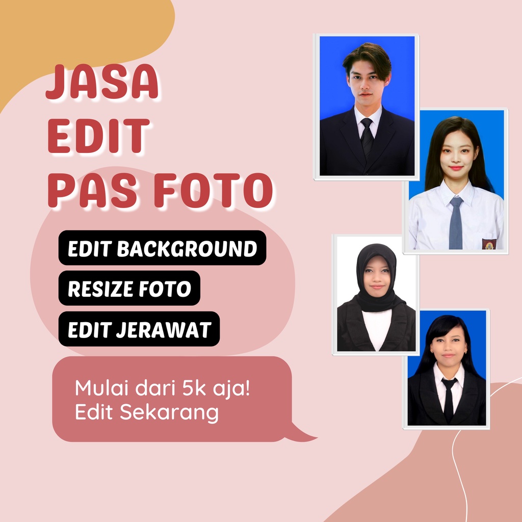 Jual Jasa Edit Foto Ganti Background Edit Jas Shopee Indonesia