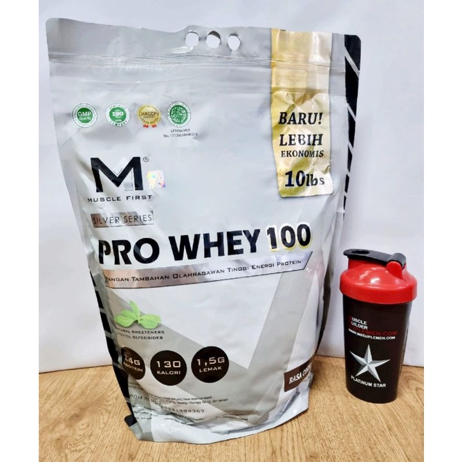 Jual Pro Whey 100 10 Lbs 4535 Gram Muscle First MuscleFirst Protein M1