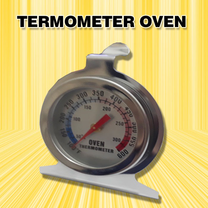 Jual Termometer Oven Thermometer Analog Stainless Steel Celcius