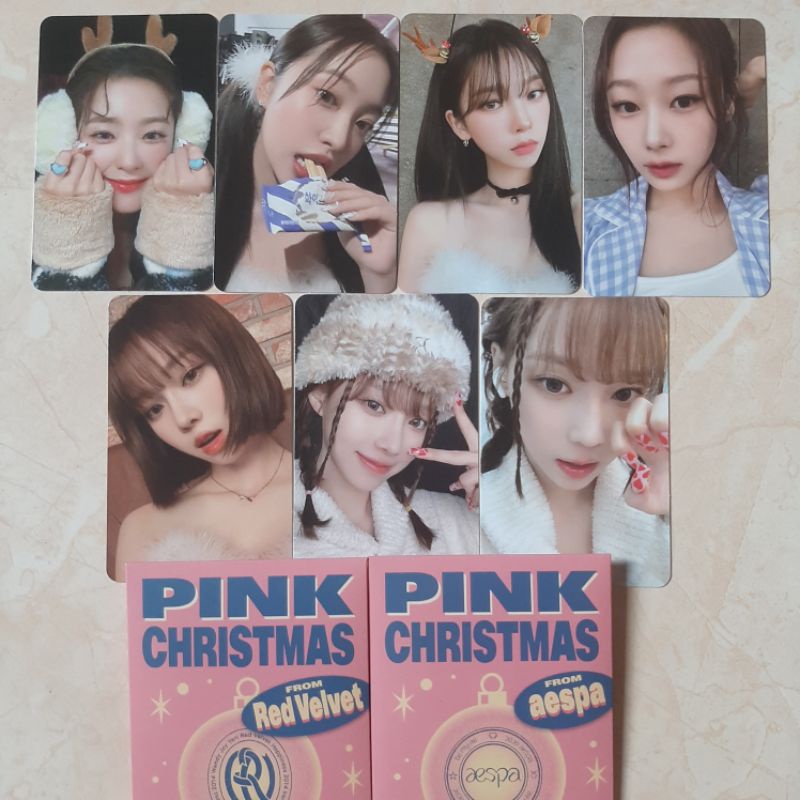 Jual Photocard PC MD Pink Christmas SMCU Red Velvet AESPA Irene Yeri