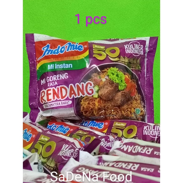 Jual Indomie Goreng Rendang Khas Sumatera Barat 1pcs Shopee Indonesia