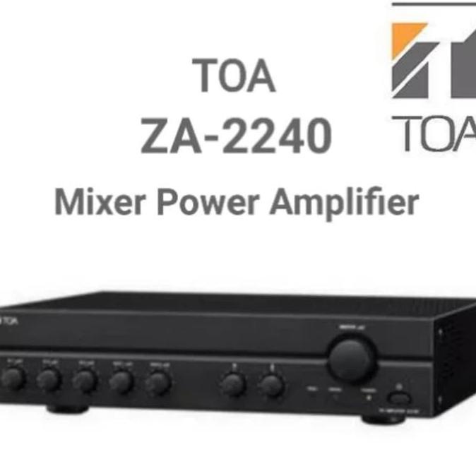 Jual AMPLI TOA AMPLIFIER TOA MASJID 240 WATT TYPE ZA 2240 Shopee