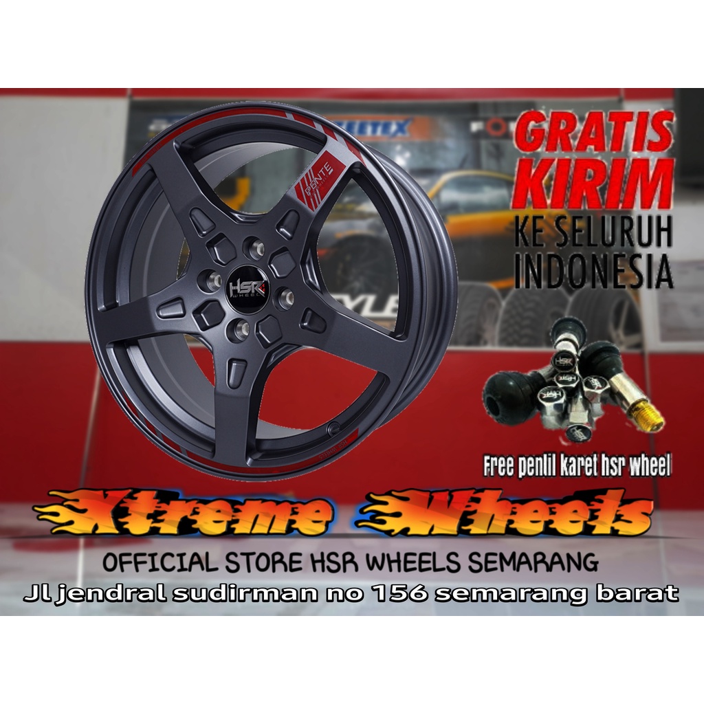 Jual Velg Racing Palang Hsr Wheel Pente Ring Lebar Et Untuk