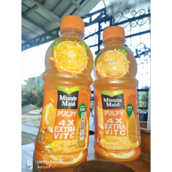 Jual Minute Maid Pulpy Orange Ml Shopee Indonesia