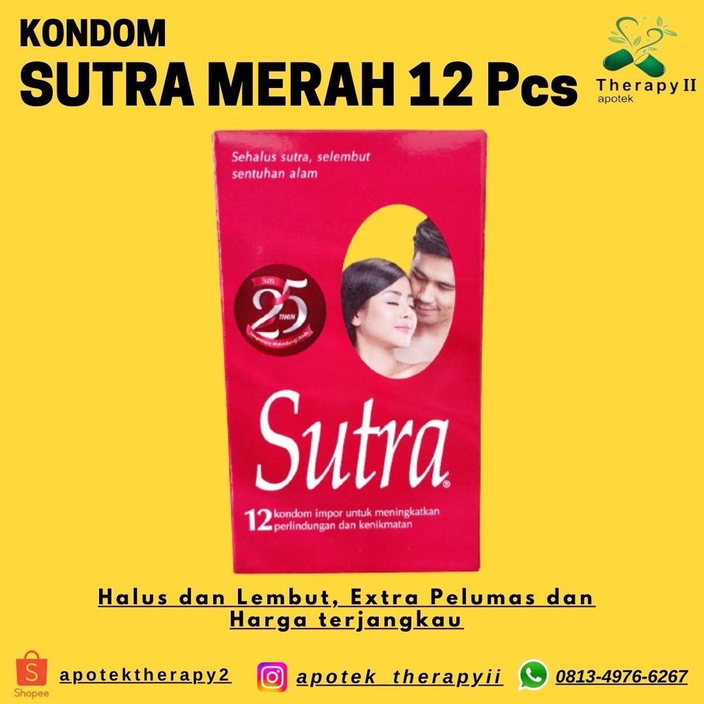 Jual KONDOM SUTRA MERAH ISI 12PCS Shopee Indonesia