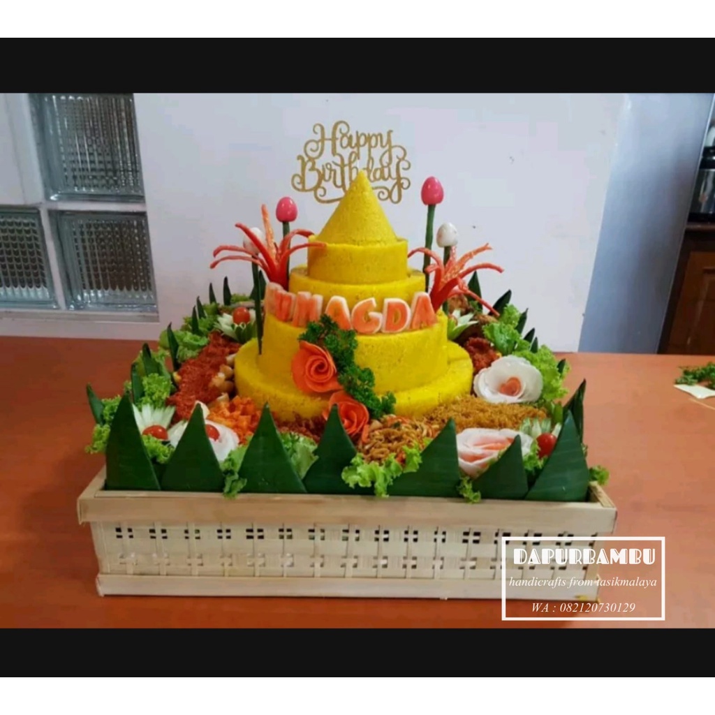 Jual Nampan Bambu X Kotak Tumpeng Penyimpanan Tumpeng Box