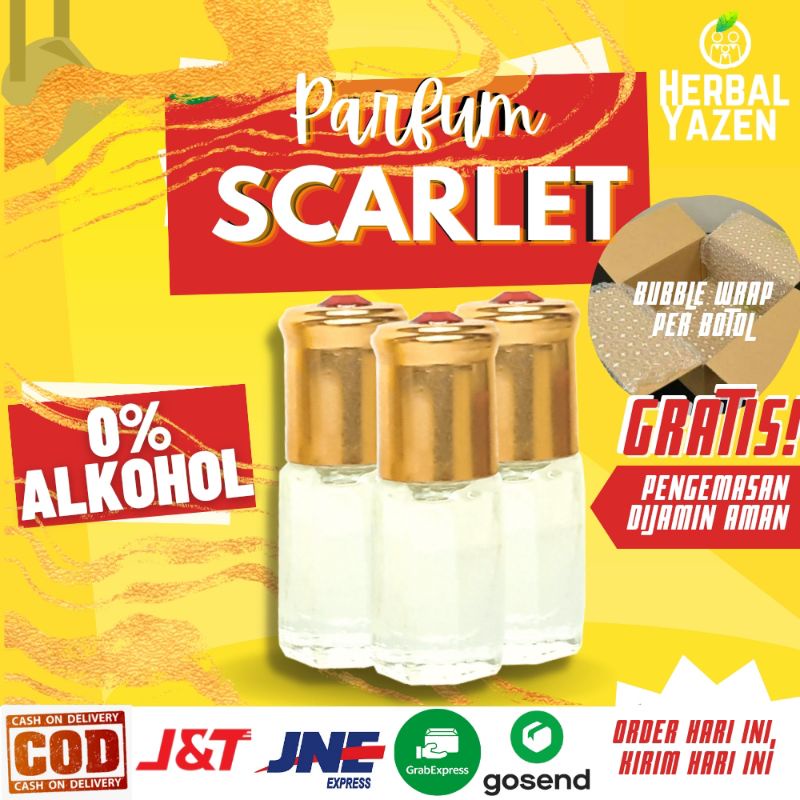 Jual Parfum Aroma SCARLET Original Non Alkohol 3ml 6ml 12ml Parfum