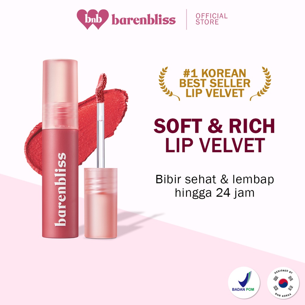 Jual BNB Barenbliss Cherry Makes Cheerful Lip Velvet Lipcream