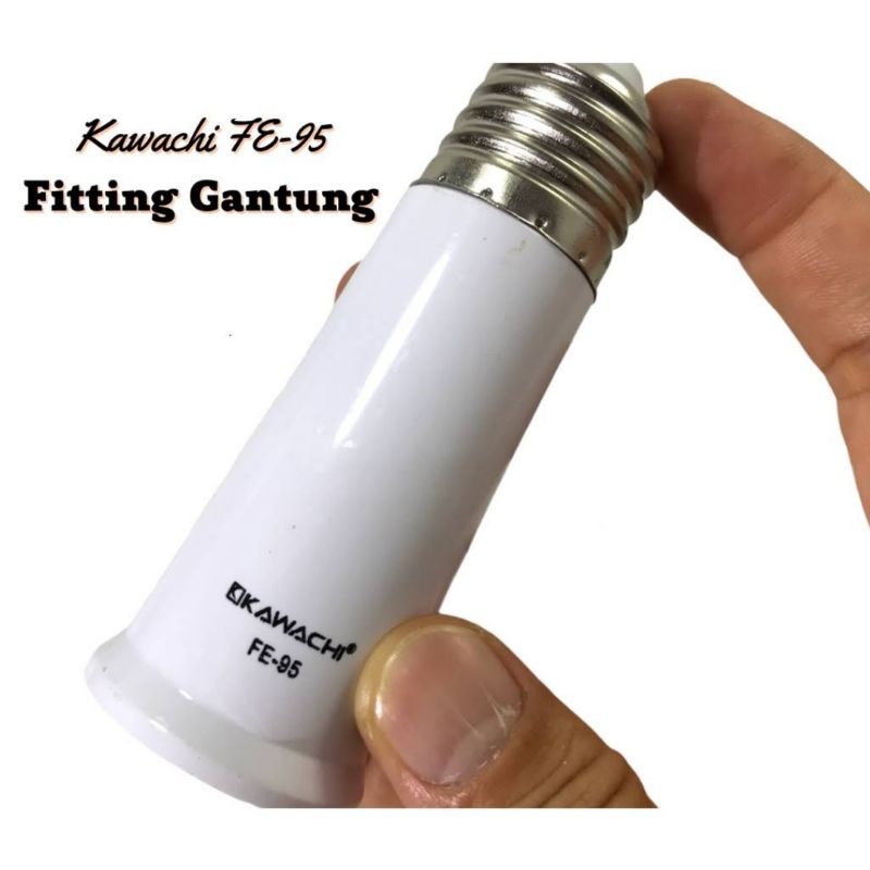 Jual Fitting Sambung Lampu Led E Extension Sambungan Downlight