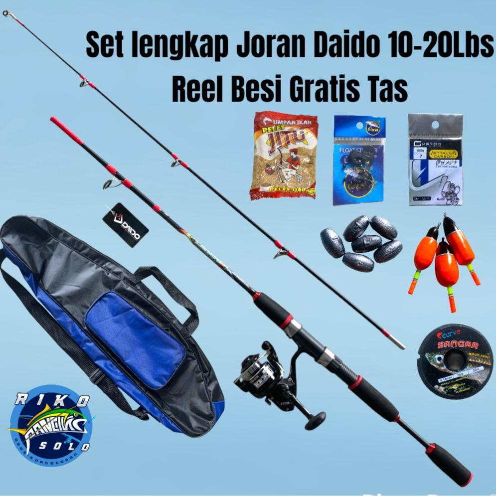 Jual Set Lengkap Joran Daido 10 20Lbs Manta Blackgrouper DevilRay