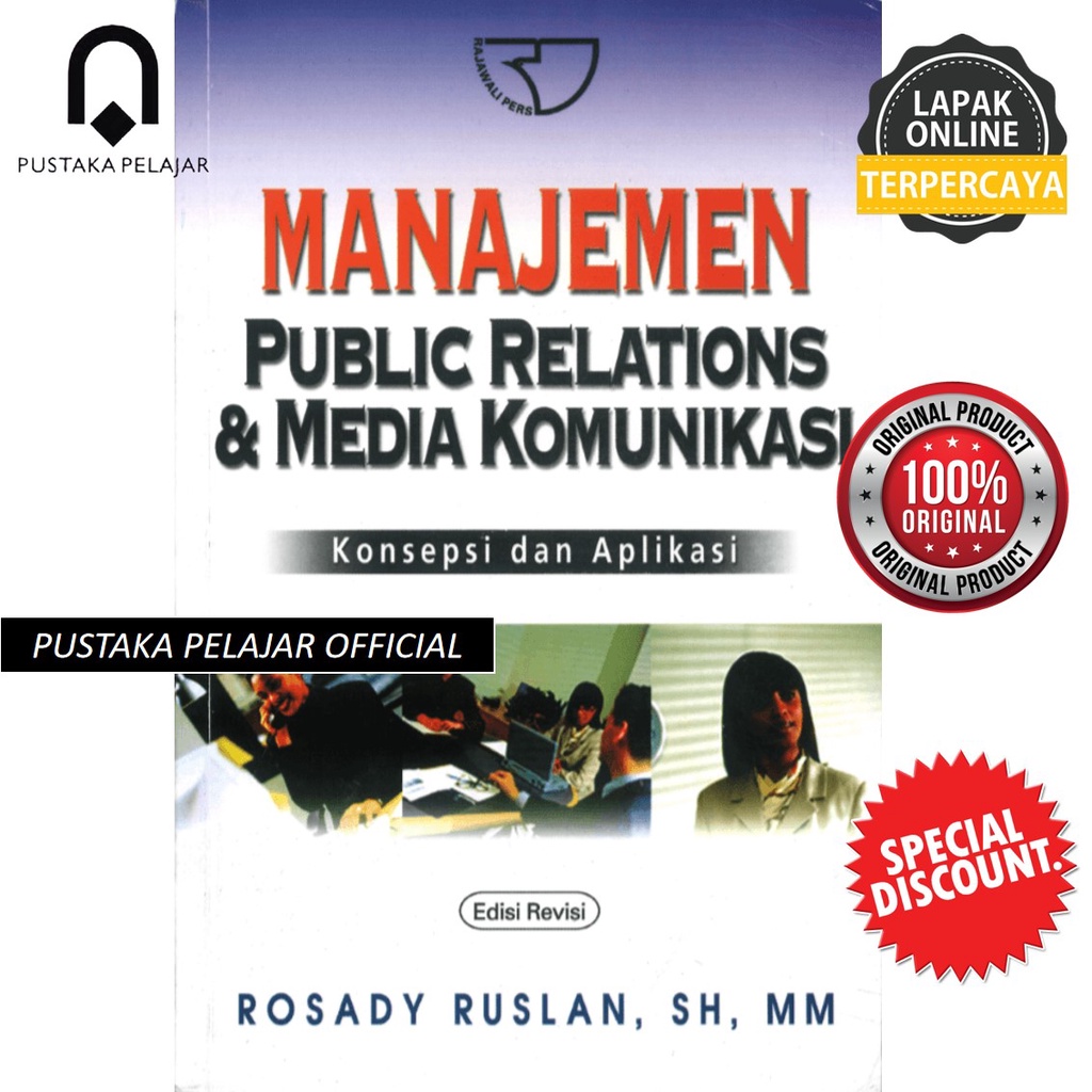 Jual BUKU MANAJEMEN PUBLIC RELATIONS DAN MEDIA KOMUNIKASI ROSADY