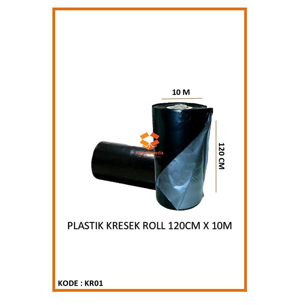 Jual Plastik Kresek Hitam Roll Rol Cm X Meter Gulungan Bungkus