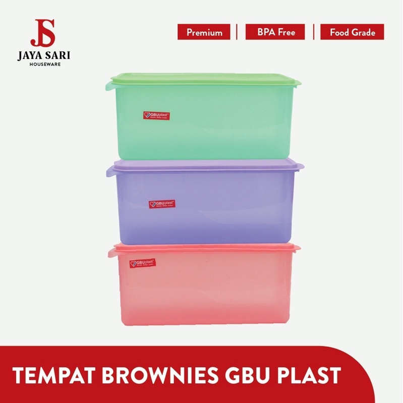 Jual Tempat Brownies Gbu Plast S Ml Sw Toples Sealware Ml