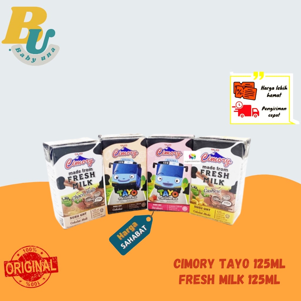 Jual Cimory Fresh Milk Susu Uht Ml Babyuna Shopee Indonesia