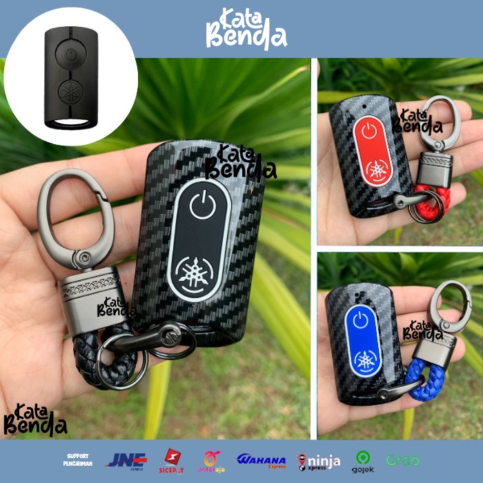 Jual Cover Remote Carbon Yamaha Nmax Aerox Connected Kunci Xmax Keyless