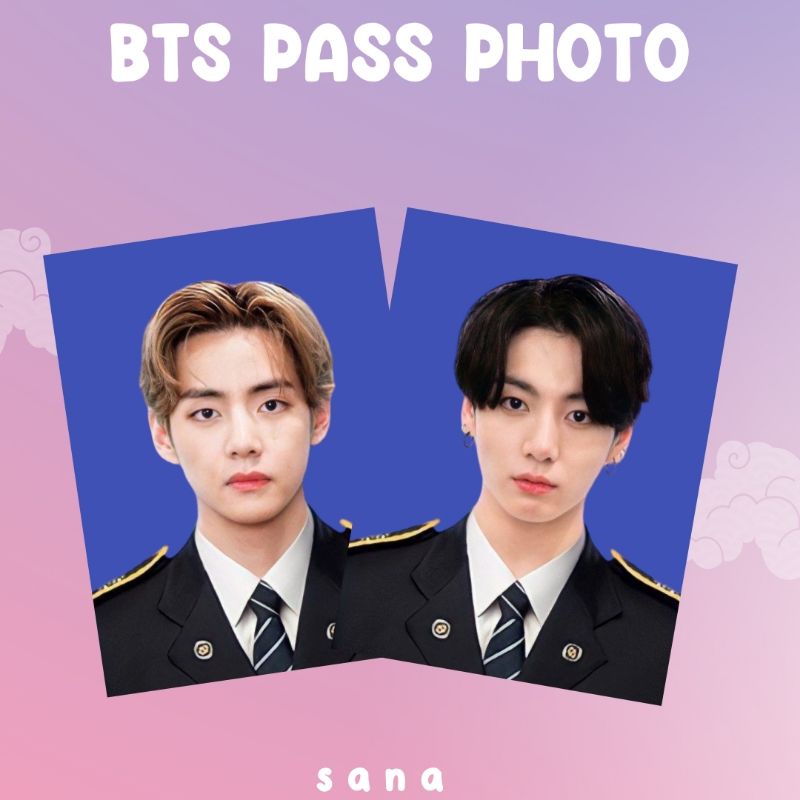 Jual Bts Pass Photo Id Card Foto Ktp Kpopers Kpop Murah Edit Army