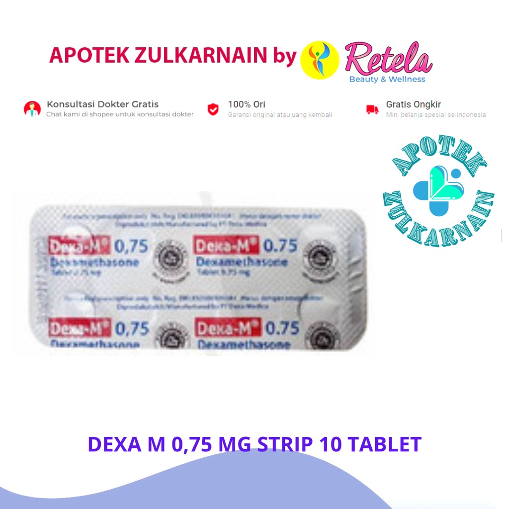 Jual Dexa M Mg Strip Tablet Dexamethasone Dexametason