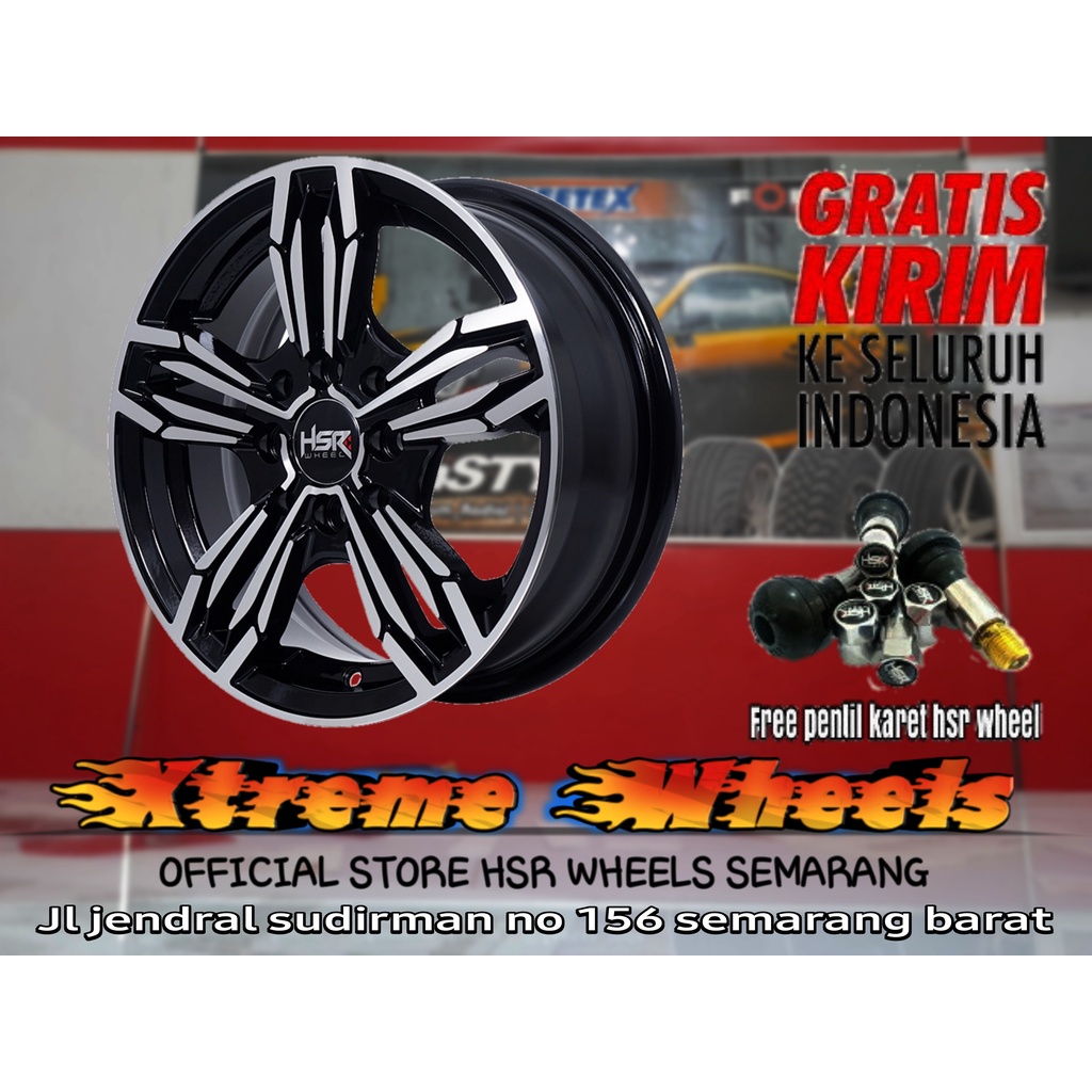 Jual Velg Racing Agya Hsr Wheel Merkin Ring 15 Lebar 6 5 H8x100 114 3