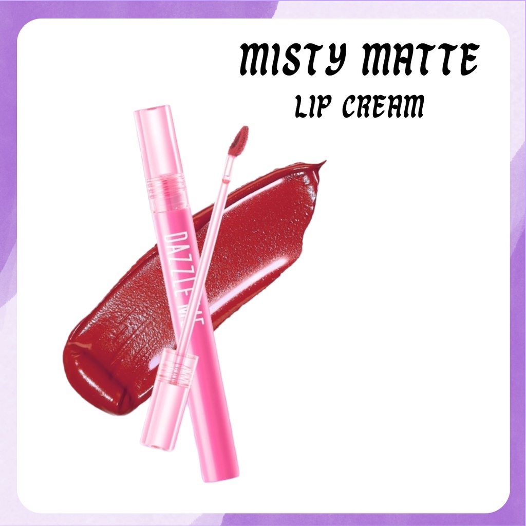 Jual Dazzle Me Misty Lip Cream Lip Matte Lipstick Lip Tint