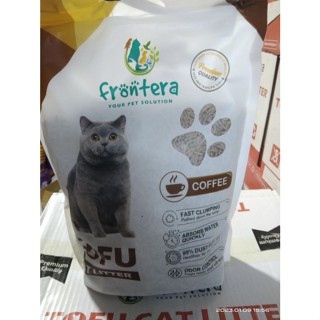 Jual Pasir Tofu Soya Frontera Cat Litter Gumpal Wangi Liter Shopee