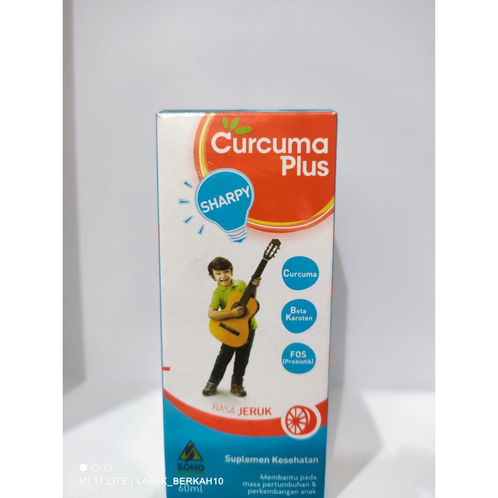 Jual Curcuma Plus Sharpy Rasa Jeruk 60ml Shopee Indonesia