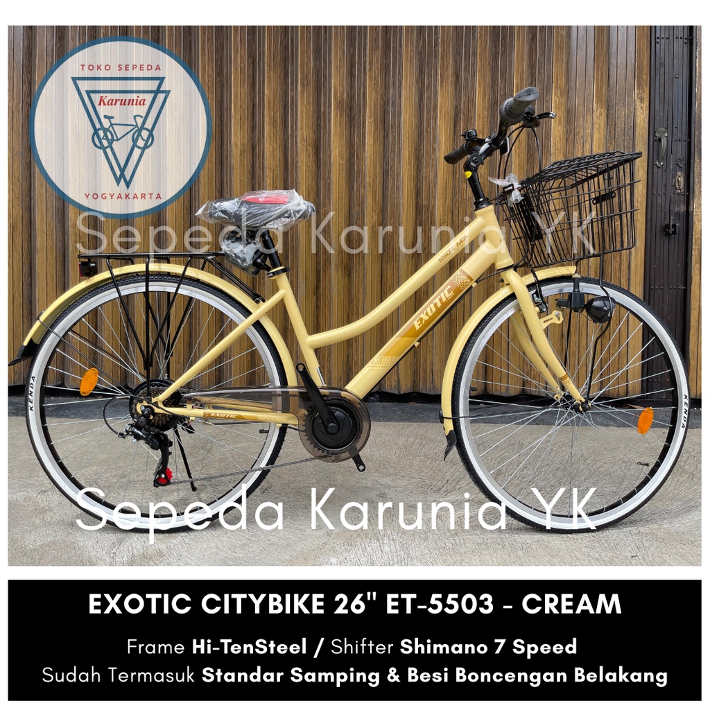 Jual Citybike Exotic Et Speed Sepeda Keranjang Pasar Ctb