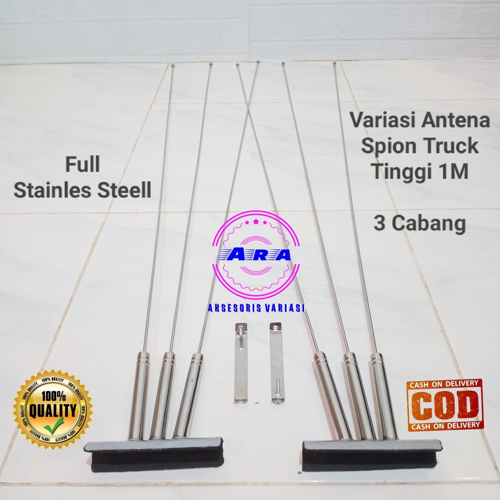 Jual Variasi Antena Spion Truck Mobil Antena Cabang 3 Antena