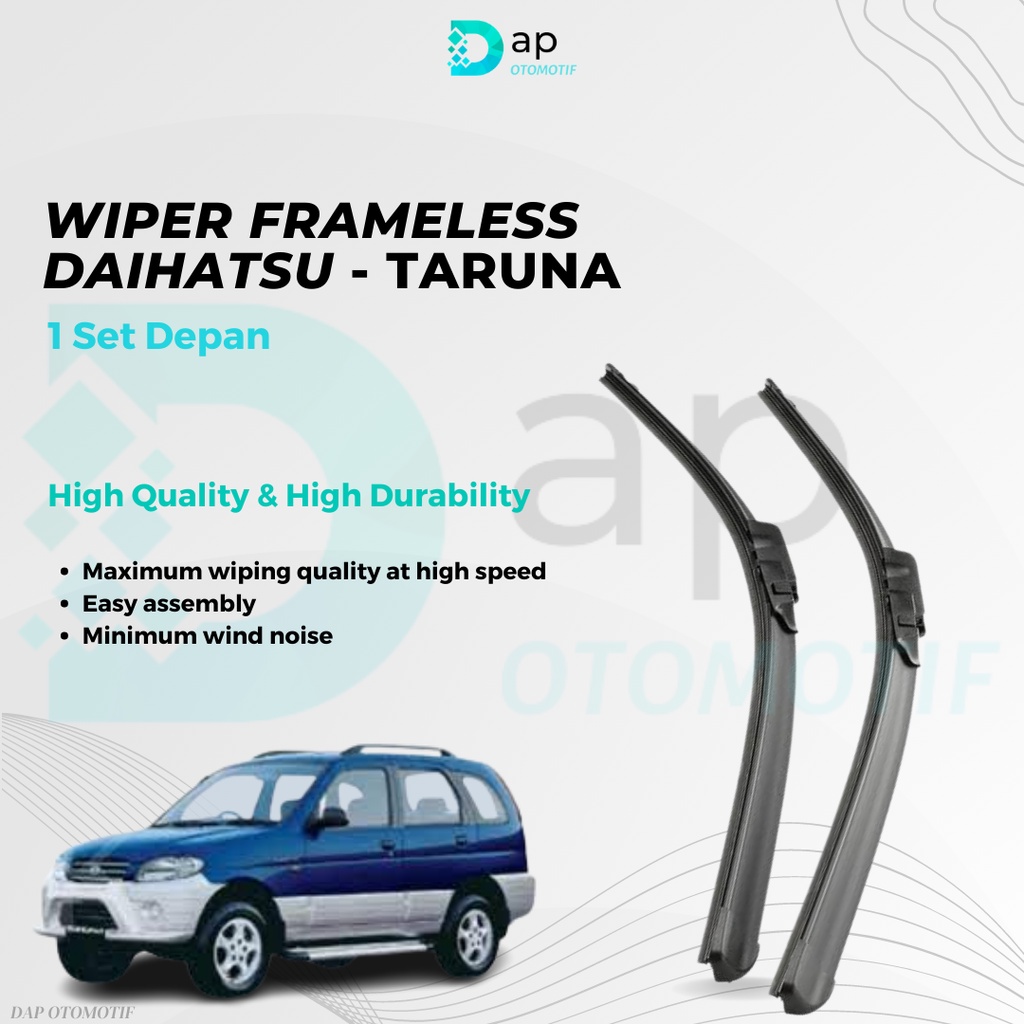 Jual Wiper Daihatsu Taruna Frameless 1 Set Depan 2 Pcs Shopee Indonesia