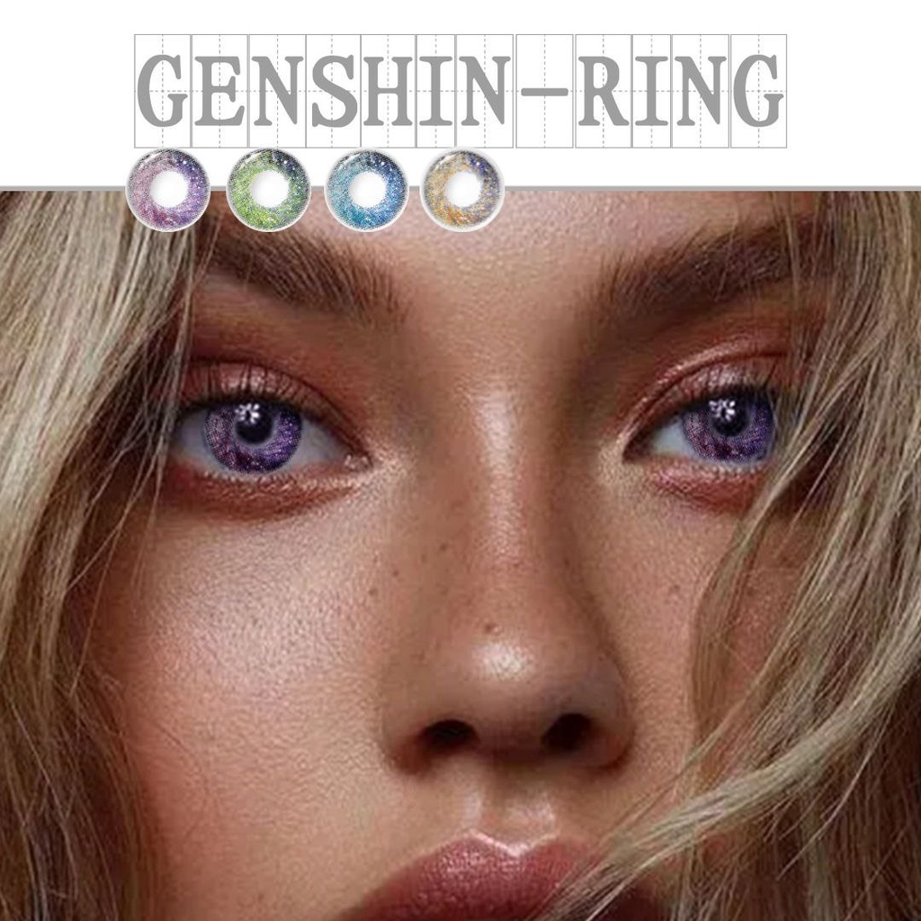 Jual Cod Softlens Leerm Genshin Ring Series Normal Diameter Mm