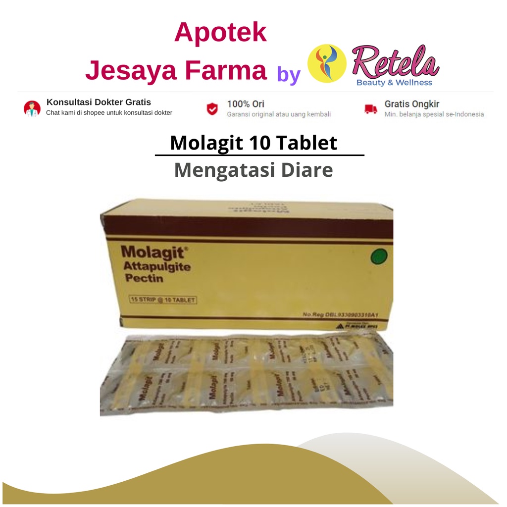 Jual Molagit 10 Tablet Shopee Indonesia