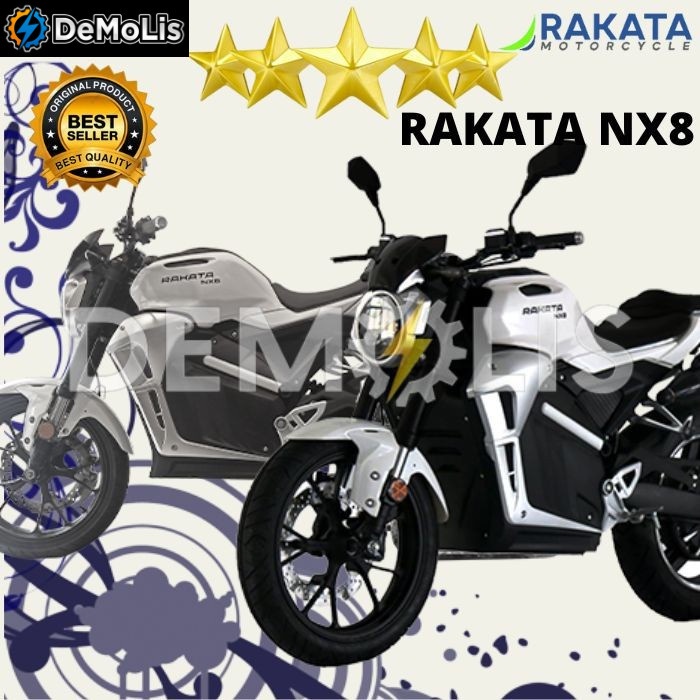 Jual Motor Listrik Rakata NX8 Bergaransi Resmi Gratis Helm Kekinian