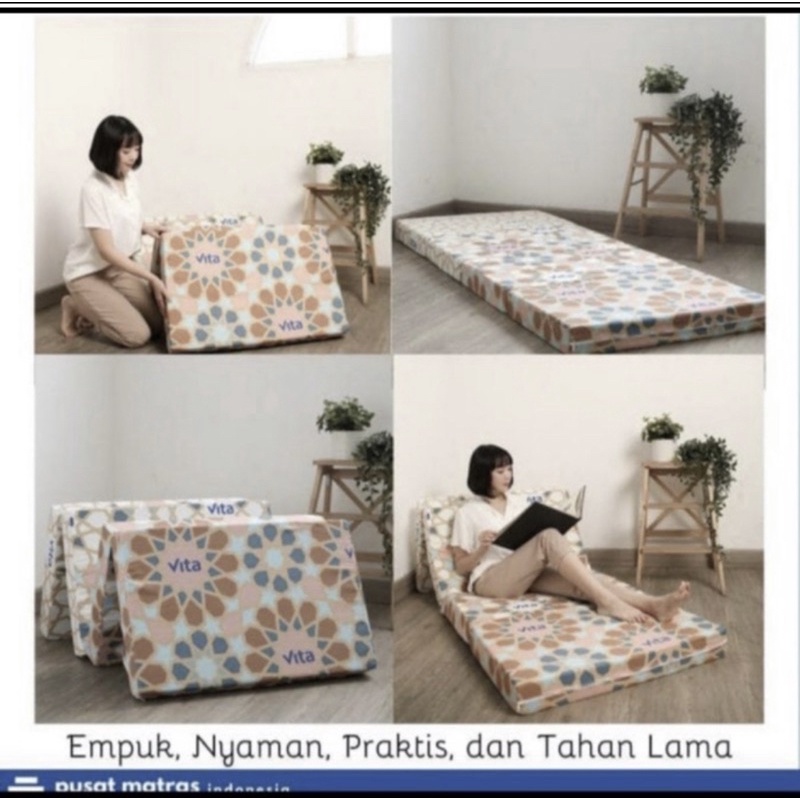 Jual Kasur Lipat 4 Ukuran 90x200 Shopee Indonesia