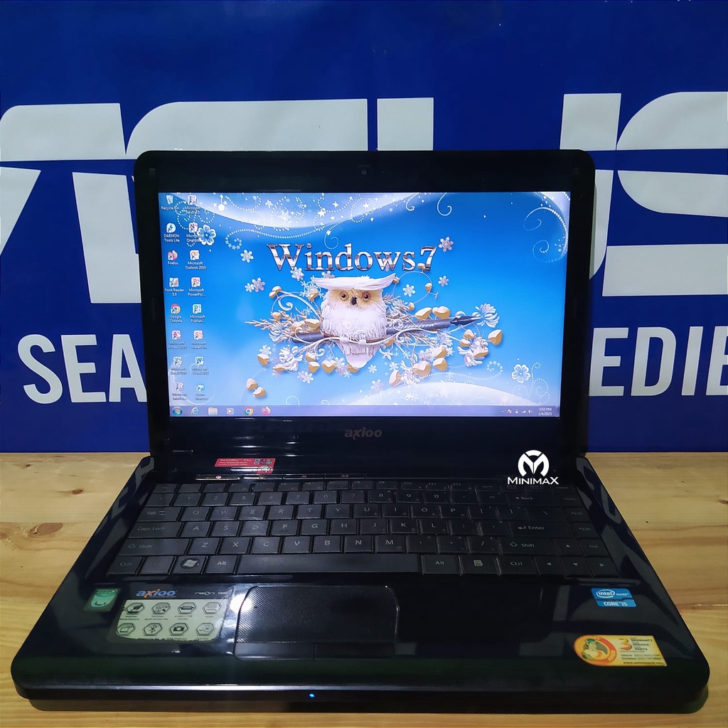 Jual AXIOO Neon Laptop I5 Murmer Ram 4 Hdd 500 Mulus Normal Siap Pakai