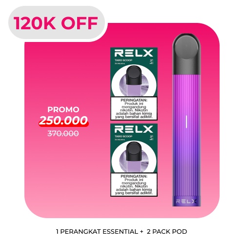 Jual Relx Bundle Essential Neon Purple Device And Pod X Pod