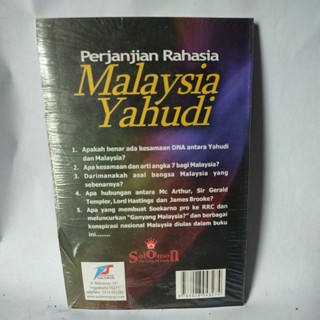 Jual Perjanjian Rahasia Malaysia Yahudi Clb Shopee Indonesia