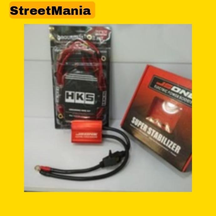 Jual Paket Jsone Volt Stabilizer Kabel Grounding Hks Tarikan Mobil