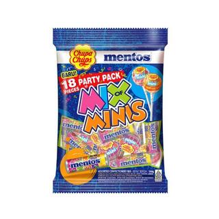 Jual Chupa Chups Mentos Minis Of Mix Party Pack 144gr Shopee Indonesia