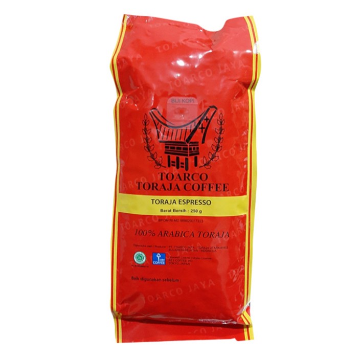 Jual Toarco Toraja Espresso Beans Kopi Biji Toraja Espresso Gr