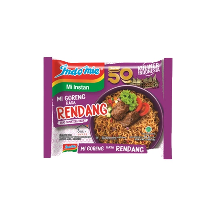 Jual Indomie Mie Instan Goreng Rasa Rendang Khas Sumatera Barat Gr