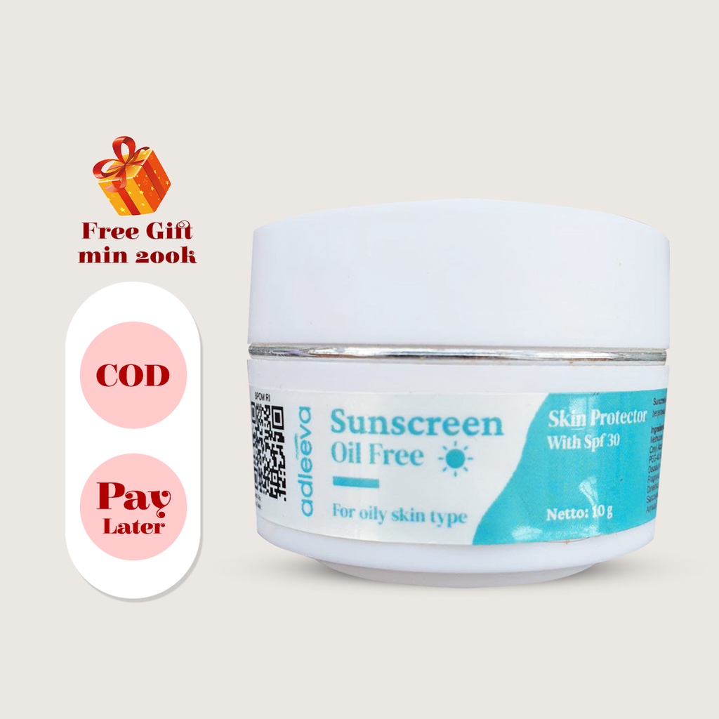 Jual Adleeva Skincare Sunscreen Oil Free Day Cream Kulit Berminyak Anti