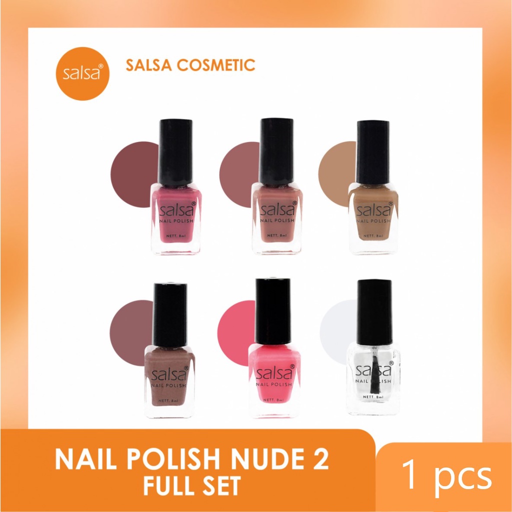 Jual Salsa Nail Polish Nude Series Satuan Shopee Indonesia