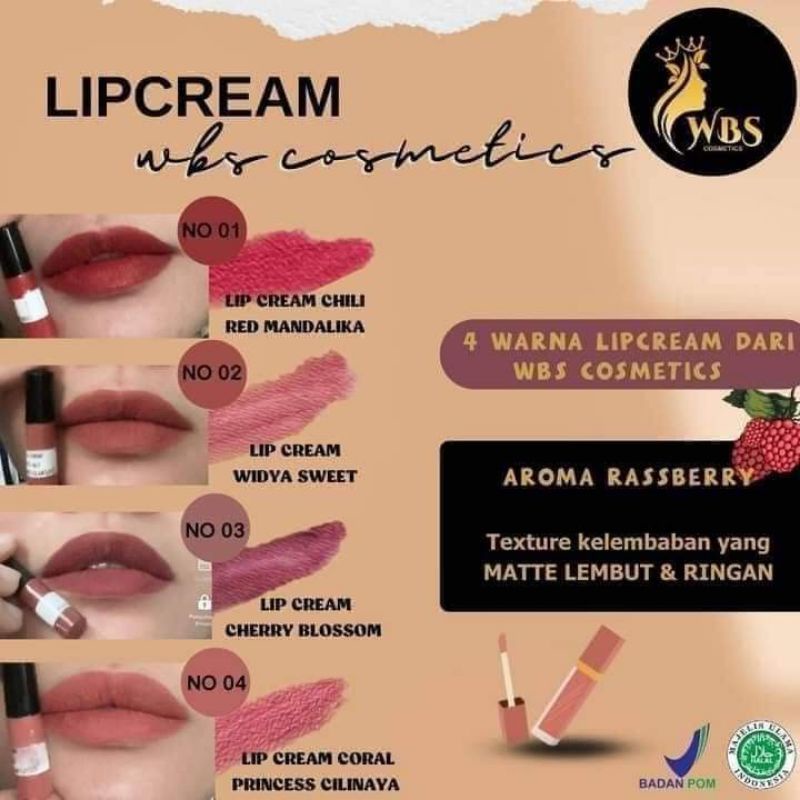 Jual Lipcream Lipmatte WBS COSMETICS Shopee Indonesia